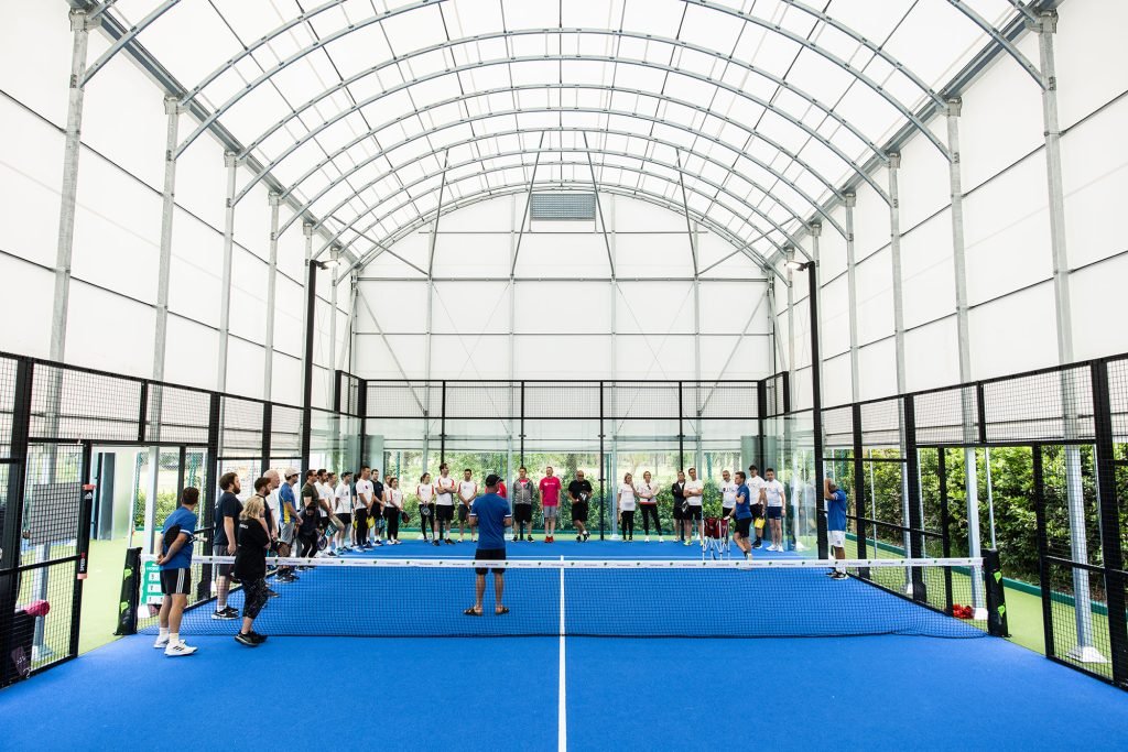 Design Kanopi Membrane Lapangan Padel Jakarta Selatan