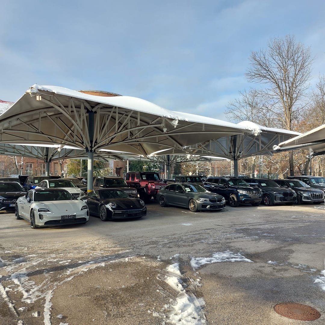 Tren Kanopi Membrane Parkiran 2025