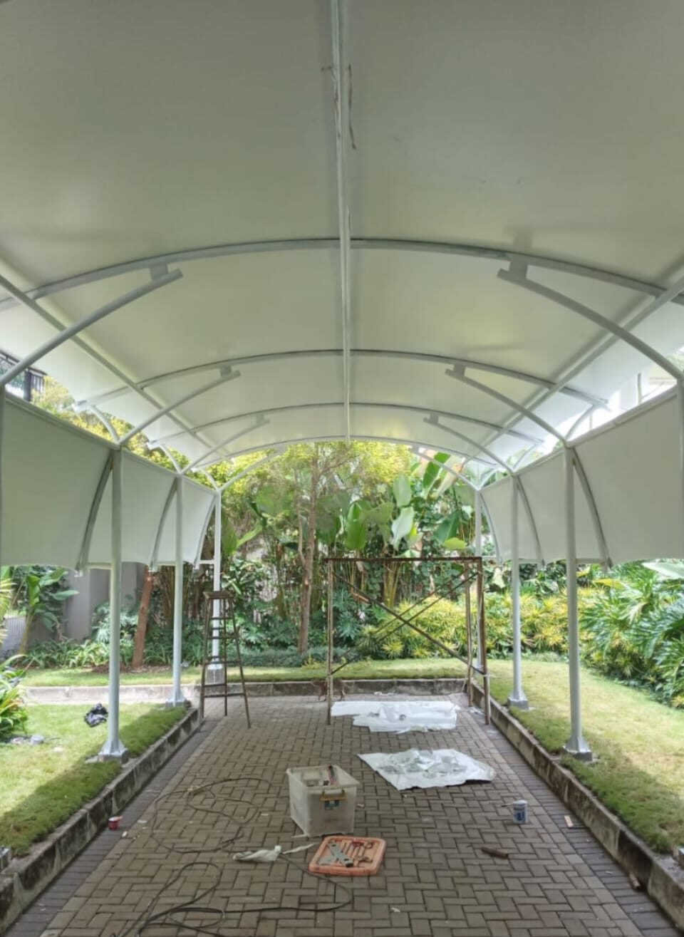 Kanopi Membrane Solusi Modern Sport Center Di Depok