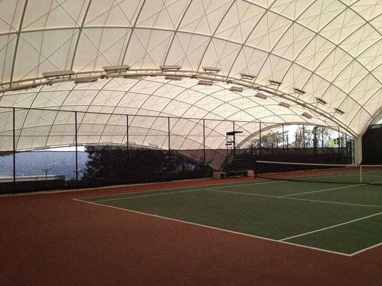 Canopy membrane lapangan padel tangerang